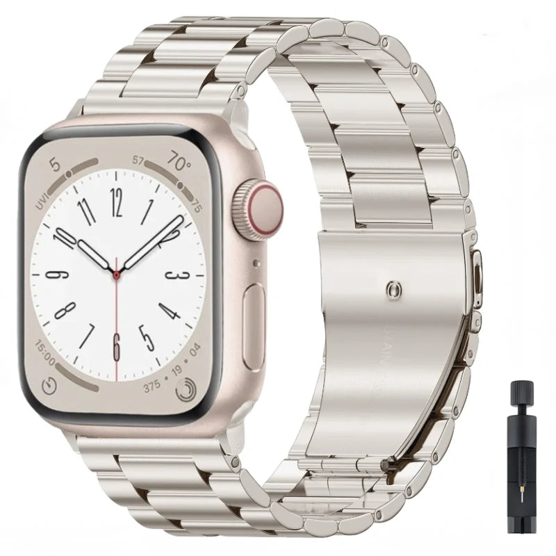 Metal strap For Apple watch 10 46mm 42mm Ultra/2 49mm 9 8 7 45mm 41mm Stainless steel wristband For iWatch 6 5 4 3 SE 44mm 40mm